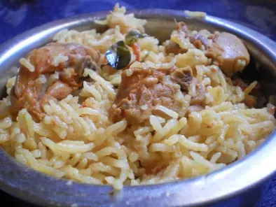 Spicy South Indian Chicken Biryani