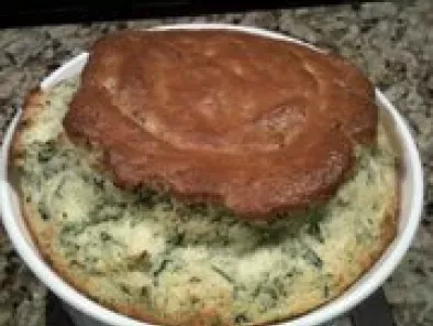 Spinach and Cheddar Souffle by Ina Garten
