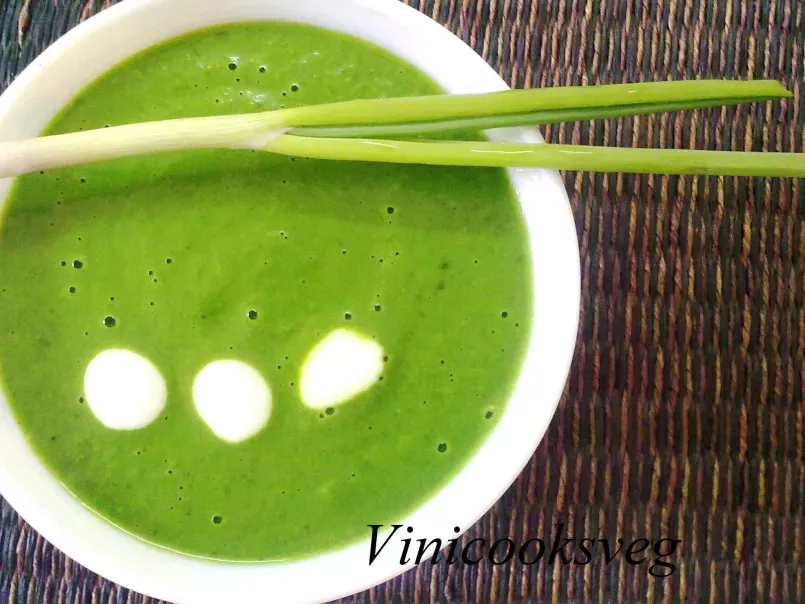 Spinach and chickpea thick soup - photo 6