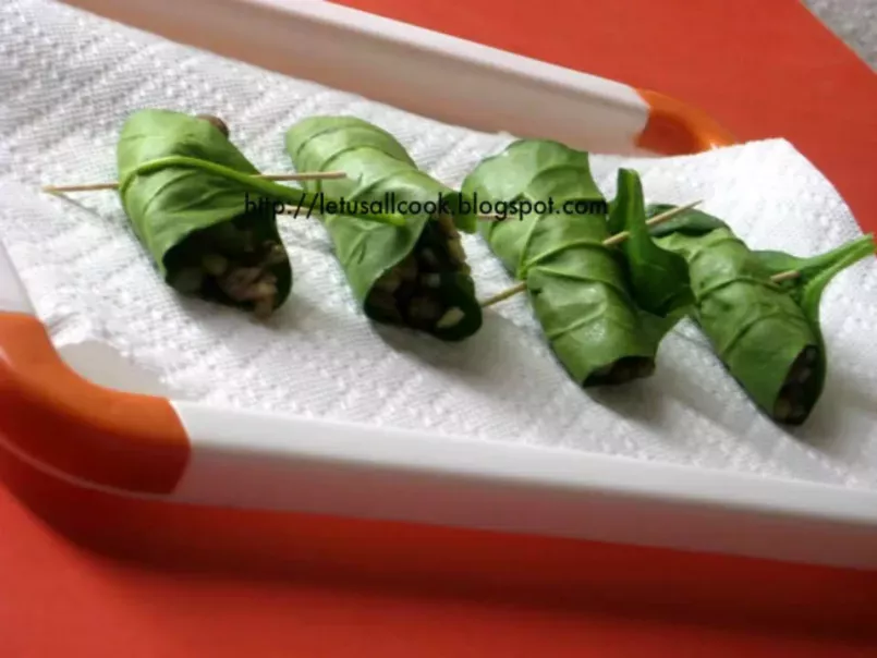 Spinach Rolls - A quick healthy snack - photo 2
