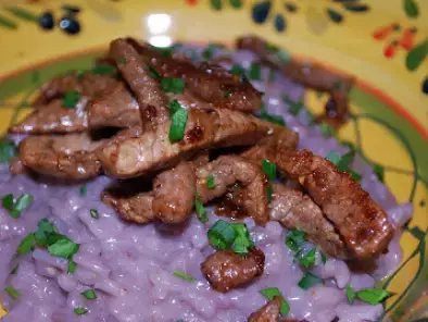Steak Diane with Red Wine Risotto - photo 2