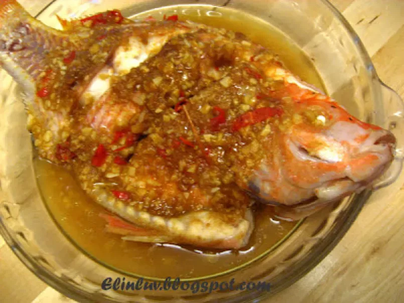 Steamed Red Tilapia With Hot & Sour Plum Sauce - photo 2