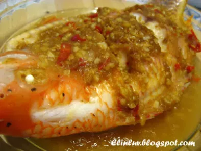 Steamed Red Tilapia With Hot & Sour Plum Sauce - photo 4