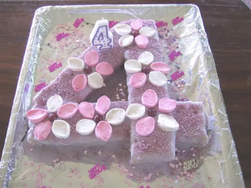 Step-By-Step Instructions On How To Make A Number 4 Birthday Cake - photo 5