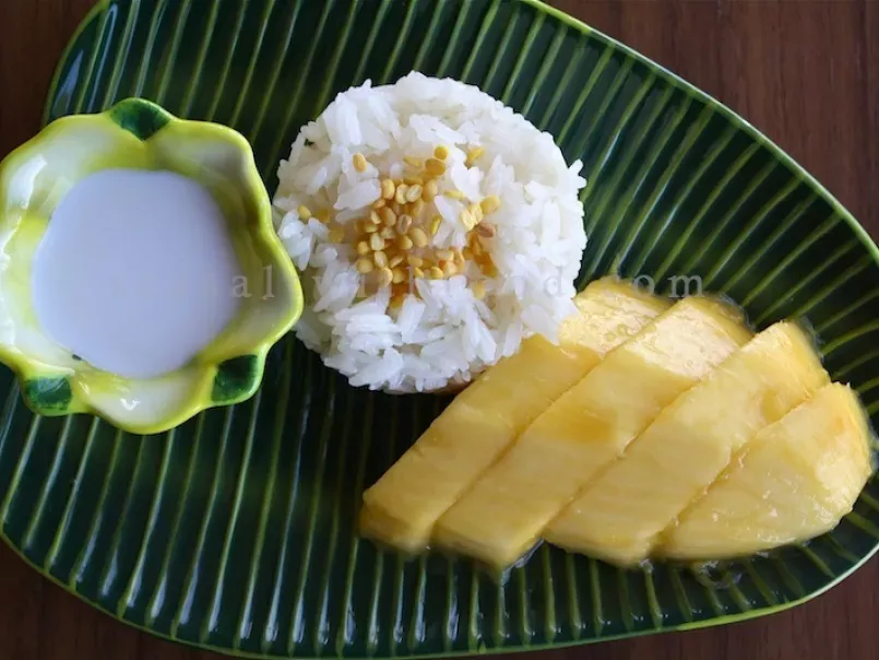 Sticky Rice With Mango-Khao Neaw Mamuang - photo 2