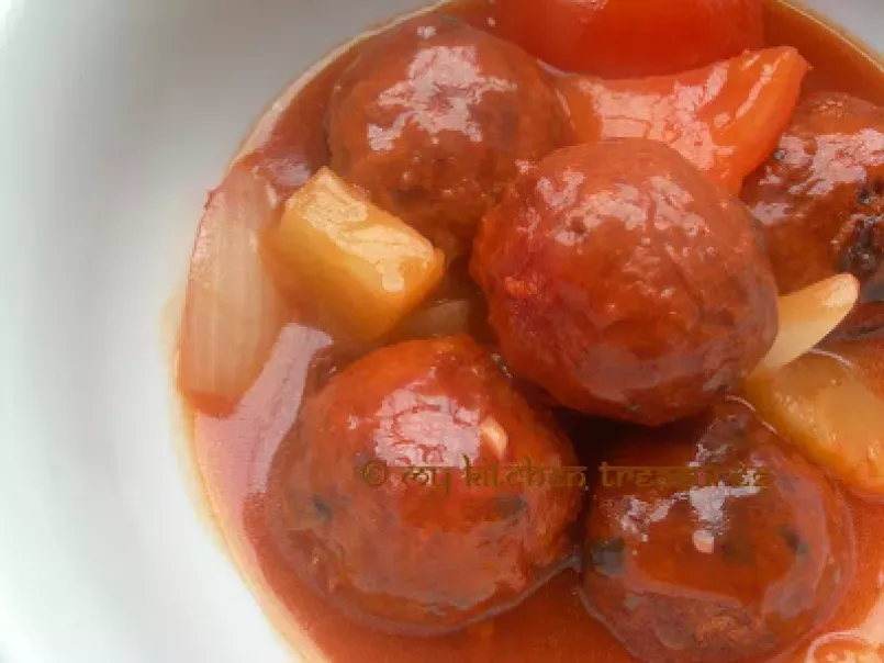 Sweet and Sour Chicken balls