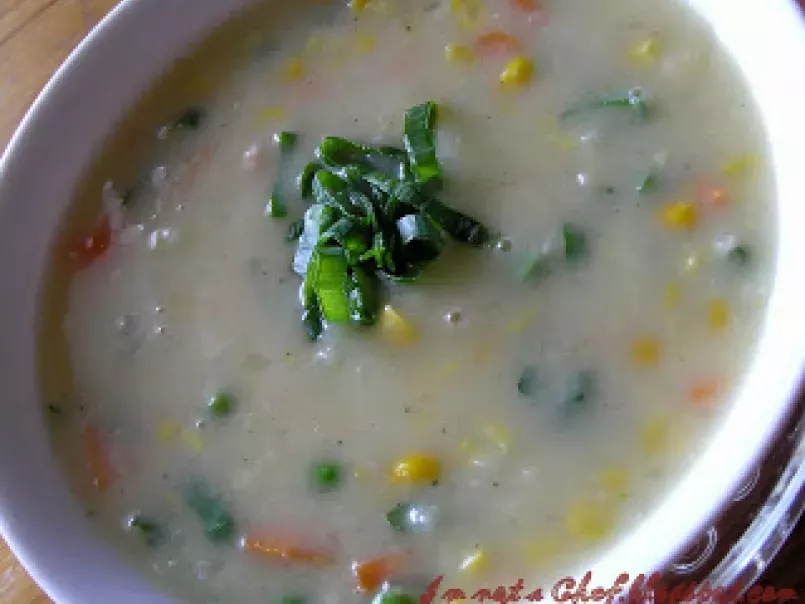 Sweet Corn Vegetable Soup