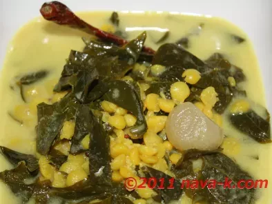 Tanni Saar (sweet leaf in dhal gravy)
