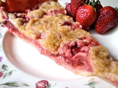 Tarta de Ruibarbo y Fresas - Rhubarb and Strawberry Pie - photo 2
