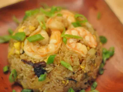 Thai Pineapple Fried Rice Recipe with Basil and Wild Shrimp - photo 4