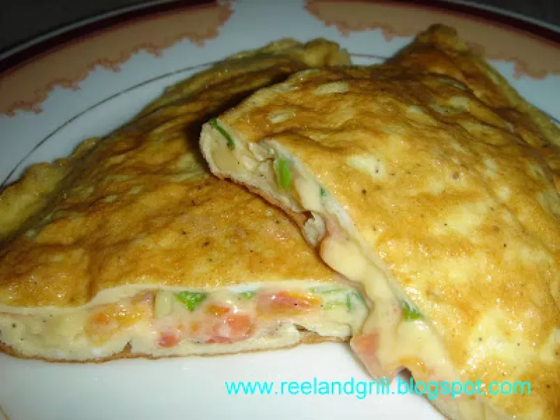 Tomato and Cheese Omelette - photo 2