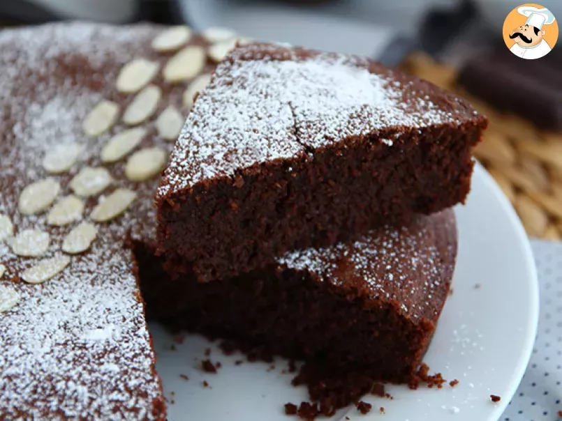 Torta Caprese - gluten free chocolate cake
