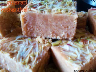 Traditional Gujarati Mohanthal (Chickpea Flour Butter Fudge)