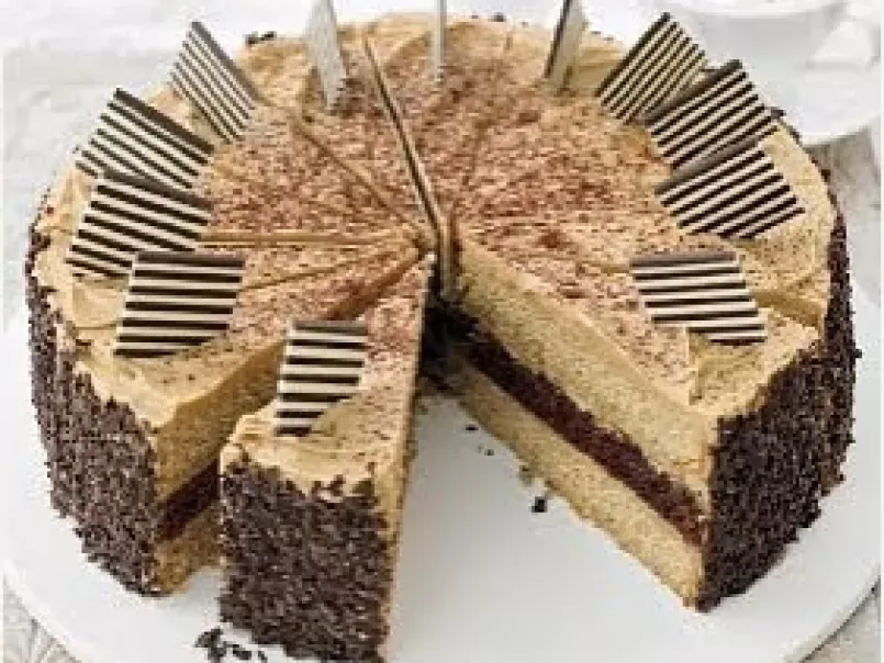 Triple-Layer Cappuccino Cake