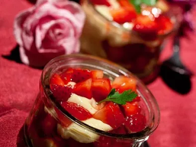 Valentine's Day Dinner Dessert - Strawberries, Creme Pattissiere - photo 2