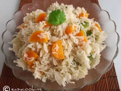 Vegetable Ghee Rice..a perfect one-pot meal!!