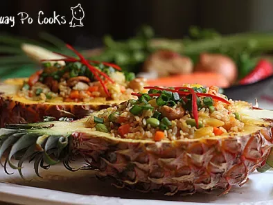 Vegetarian Pineapple fried rice - Featured in Group Recipes