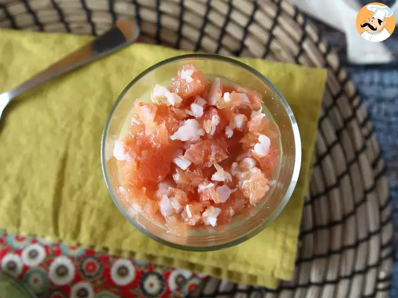 Verrines with avocado, shrimps and grapefruit: the perfect summer appetizer! - photo 2