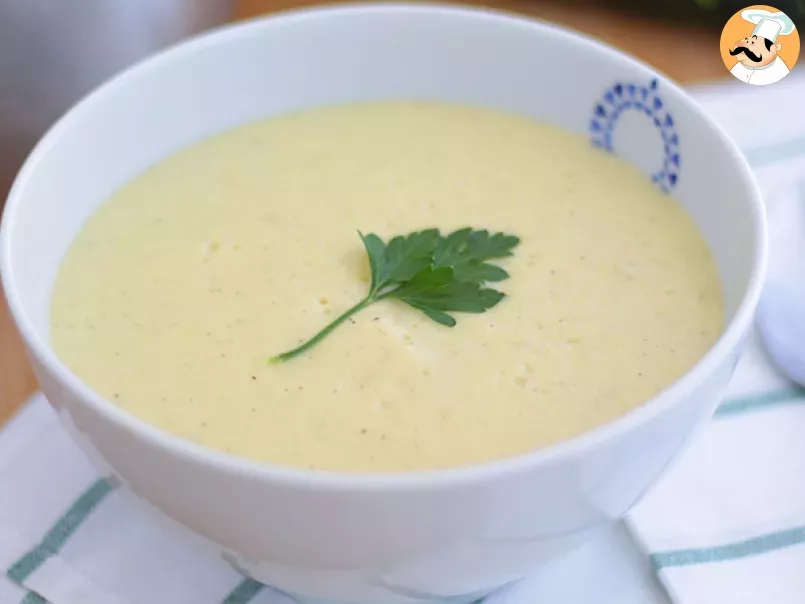Zucchini velvet soup - Video recipe ! - photo 3