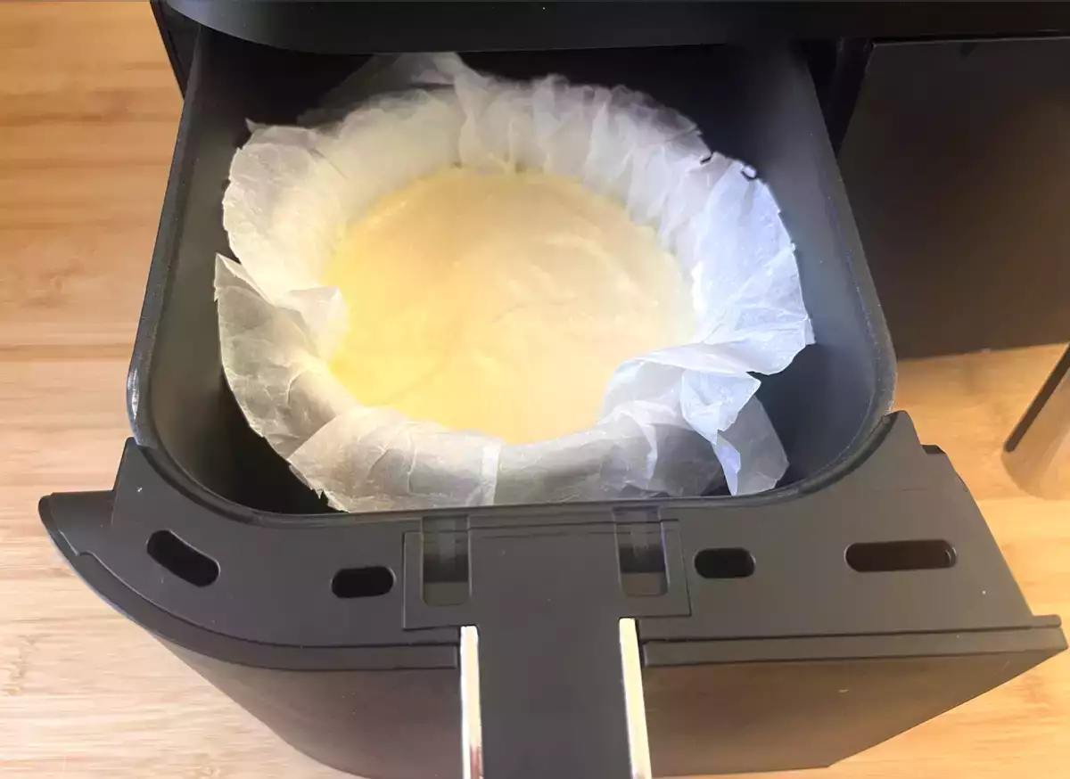 Step 3 - To the airfryer and resting in the refrigerator