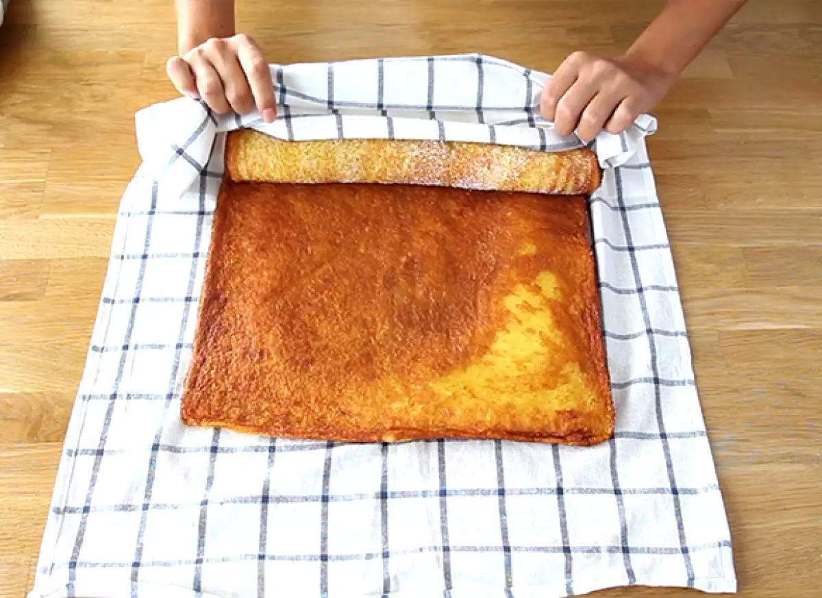 Step 5: The key moment: unmolding and rolling up