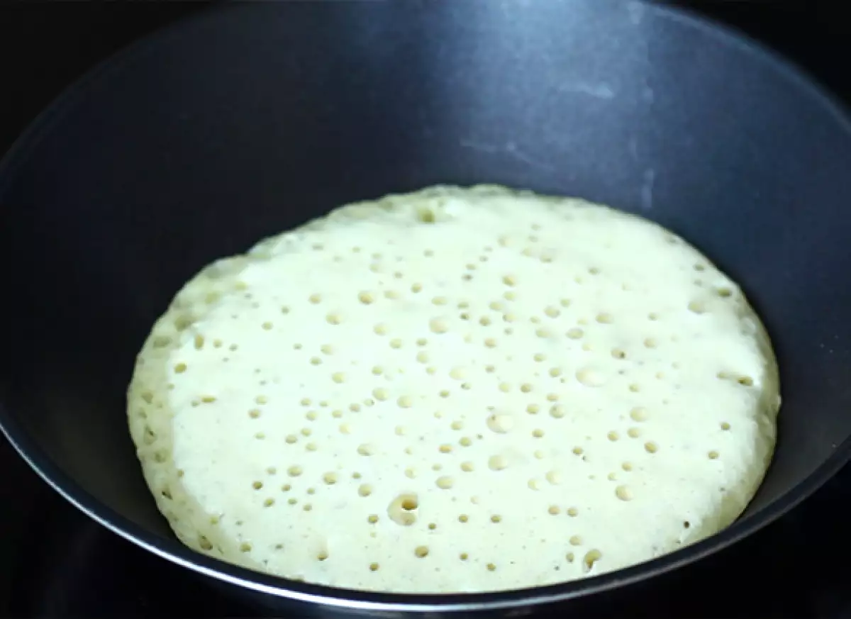 Step 3: Cook without turning it over