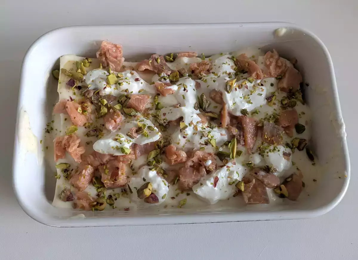 4. Assemble the lasagna