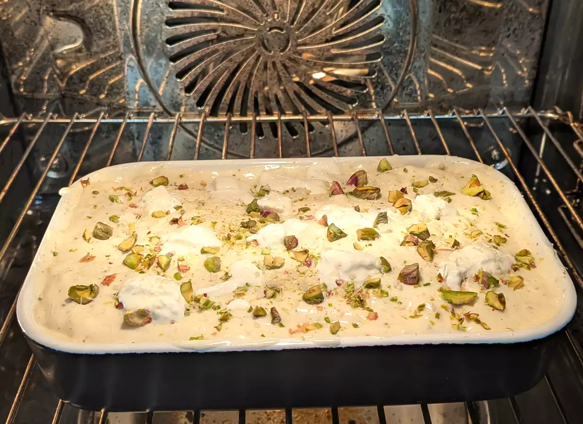 5. Complete and bake