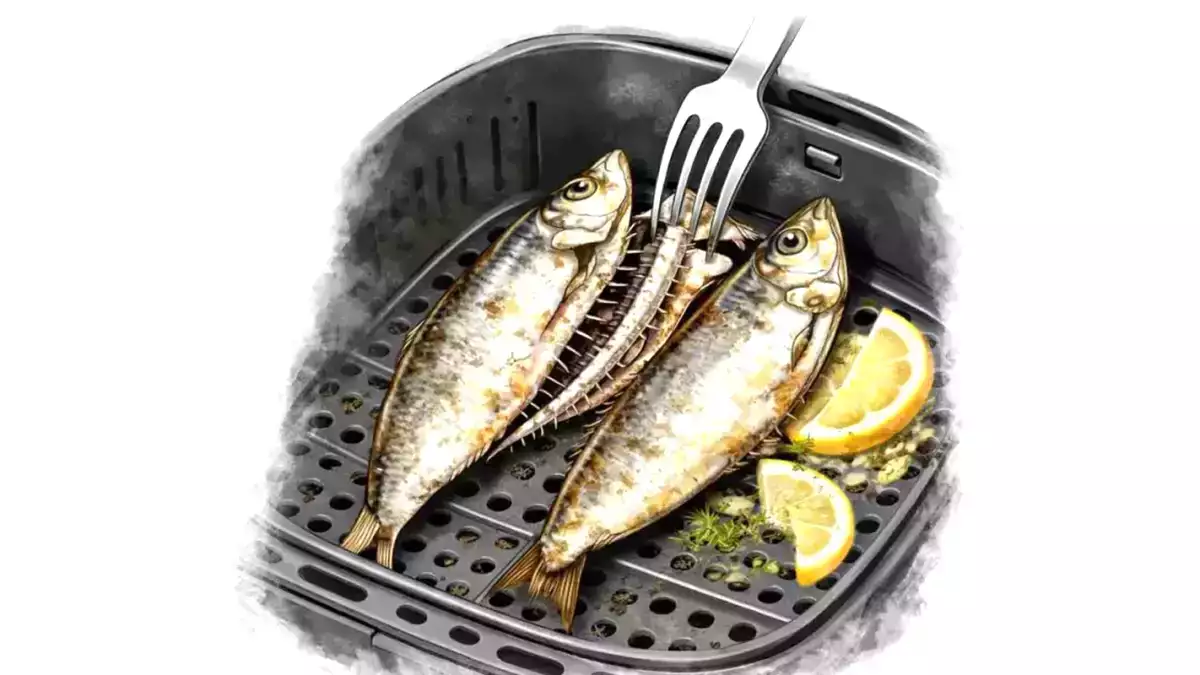 5. Oven or airfryer technique: spine loosens naturally