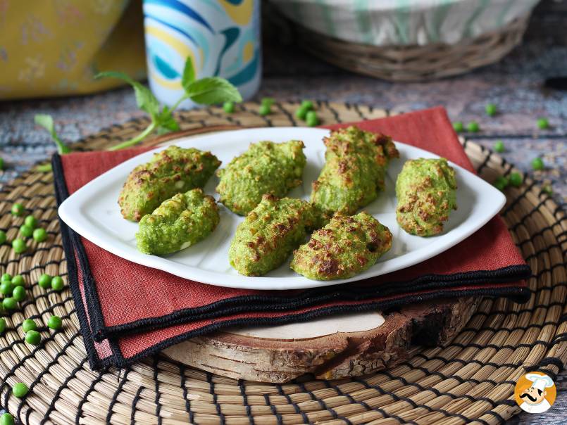 Pea and feta croquettes in air fryer