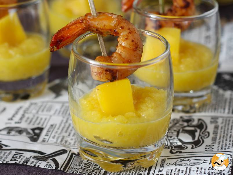 2. Prawn and mango verrines