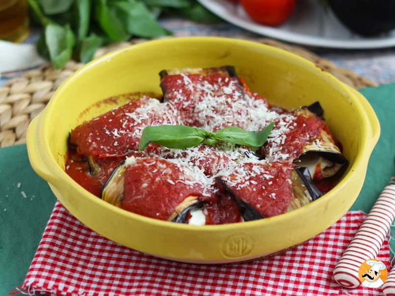 5. Eggplant rollatini parmigiana style