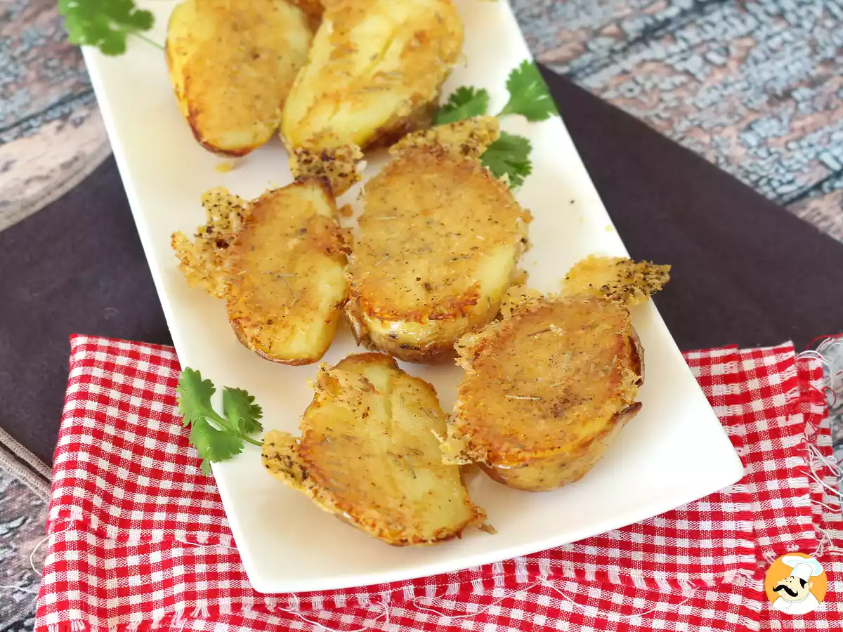 1. Potato gratin with parmesan: a classic that never goes out of fashion