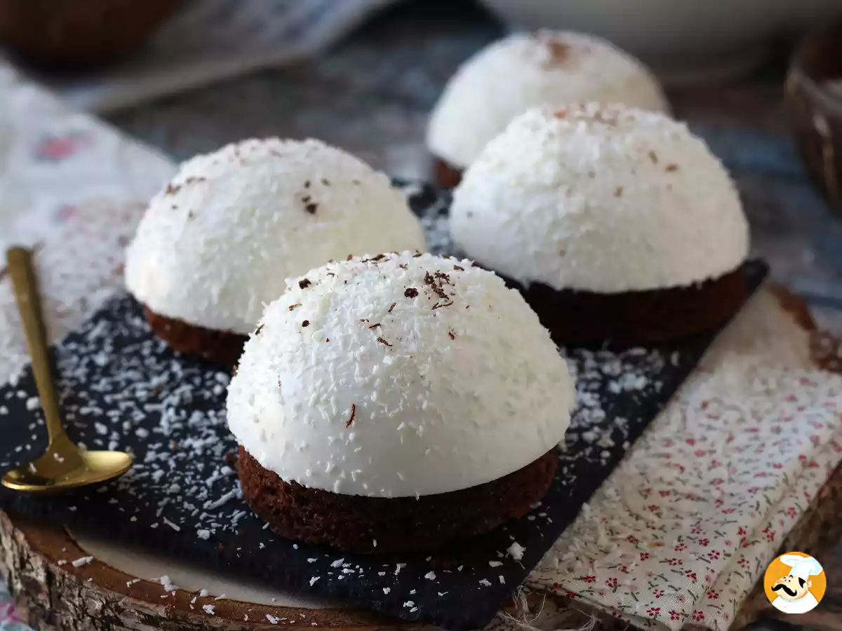 6. Chocolate and coconut domes - perfect for delighting guests