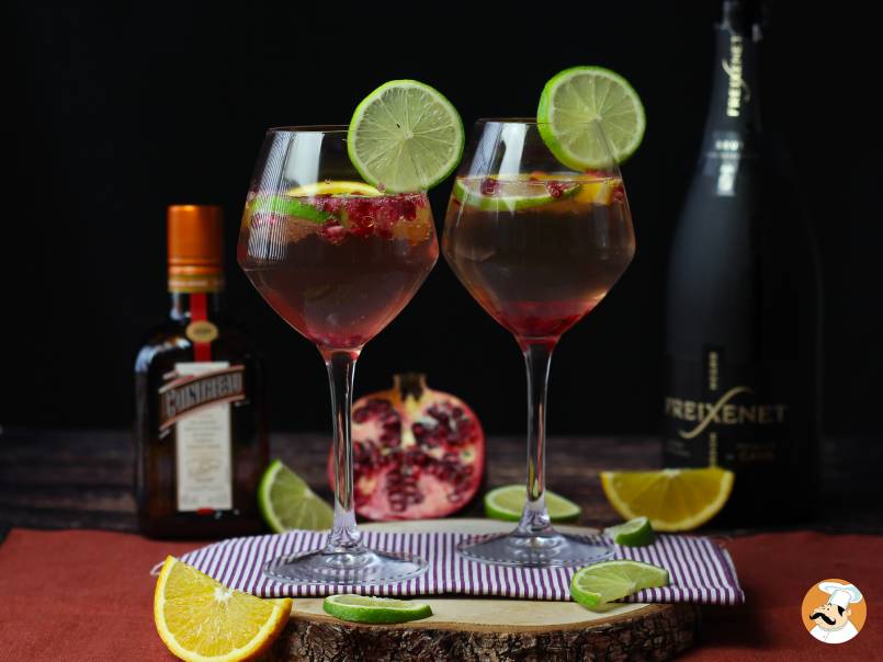 2. Sparkling wine sangria: the most elegant for celebrations