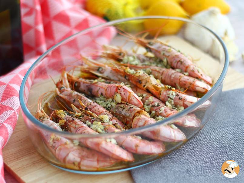 2. Roasted prawns with garlic and herbs - Starter or main course