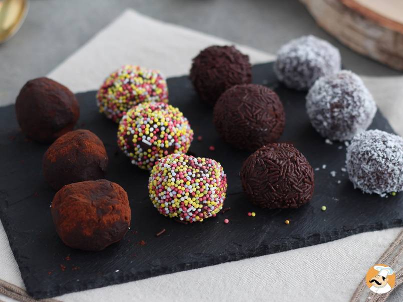 5. Dark chocolate truffles - Dessert