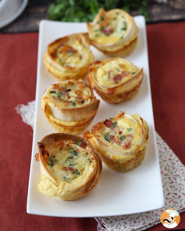 5. Mini quiche with bacon