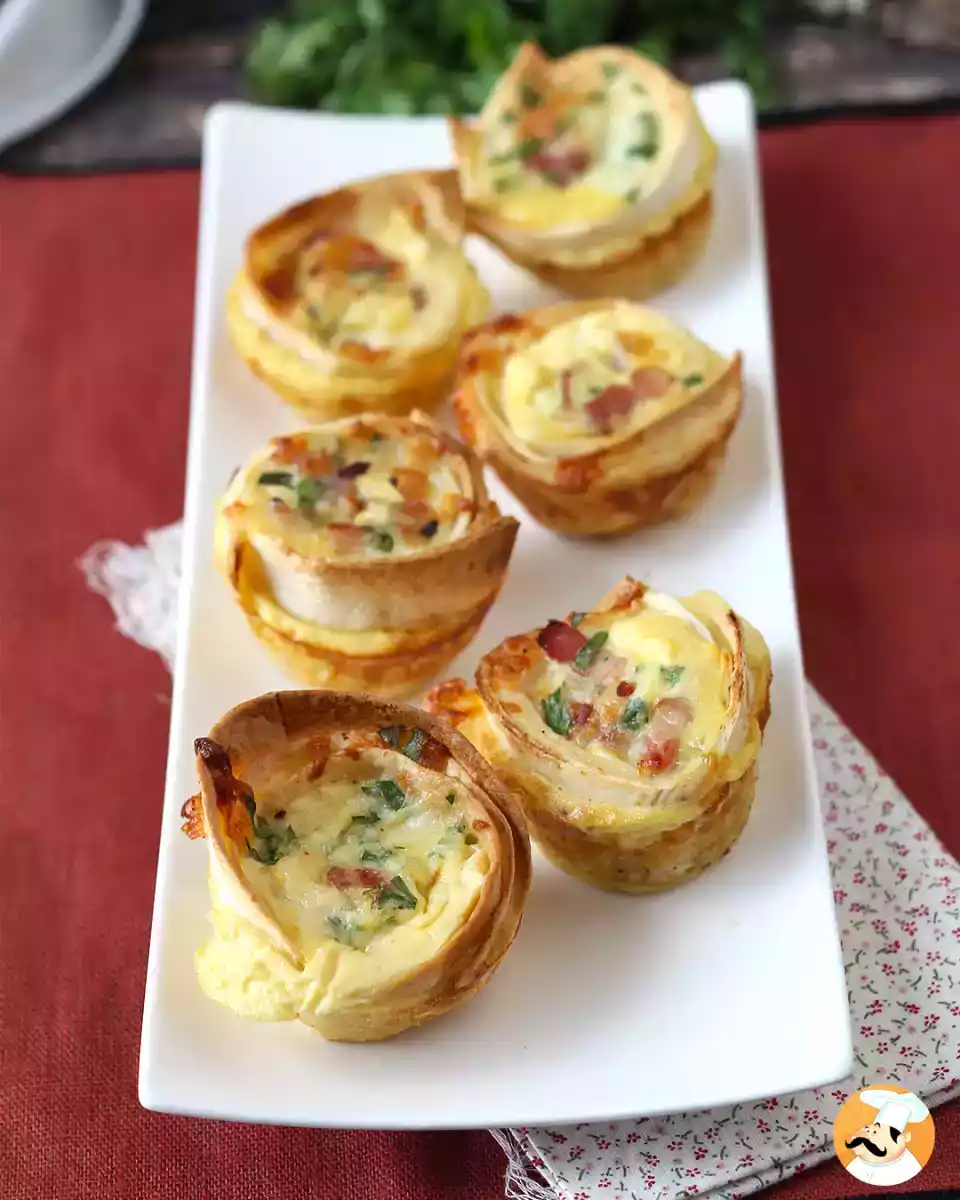 5. Mini quiche with bacon