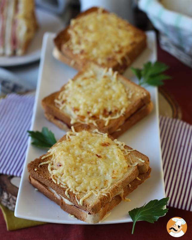 1. Croque monsieur in air fryer