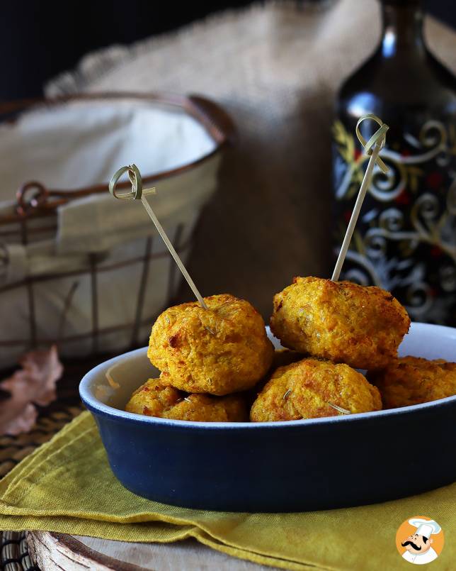 3. Pumpkin meatballs in air fryer