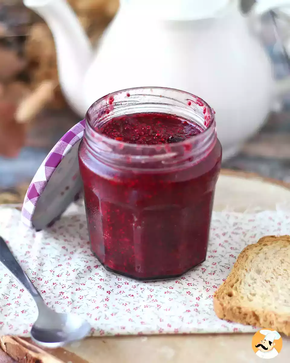 Healthy chia jam