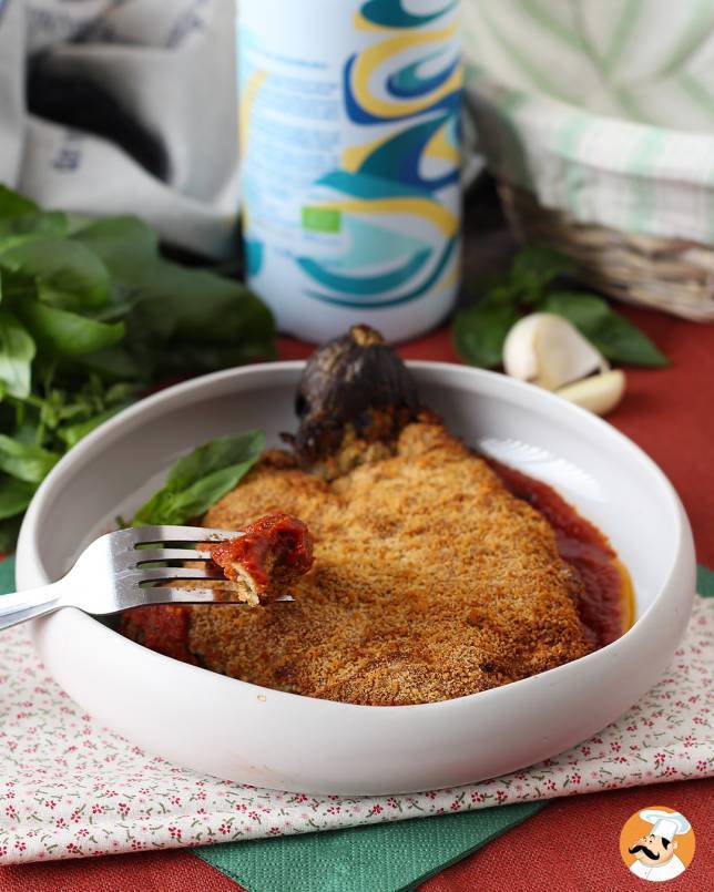 4. Breaded eggplant with airfryer.