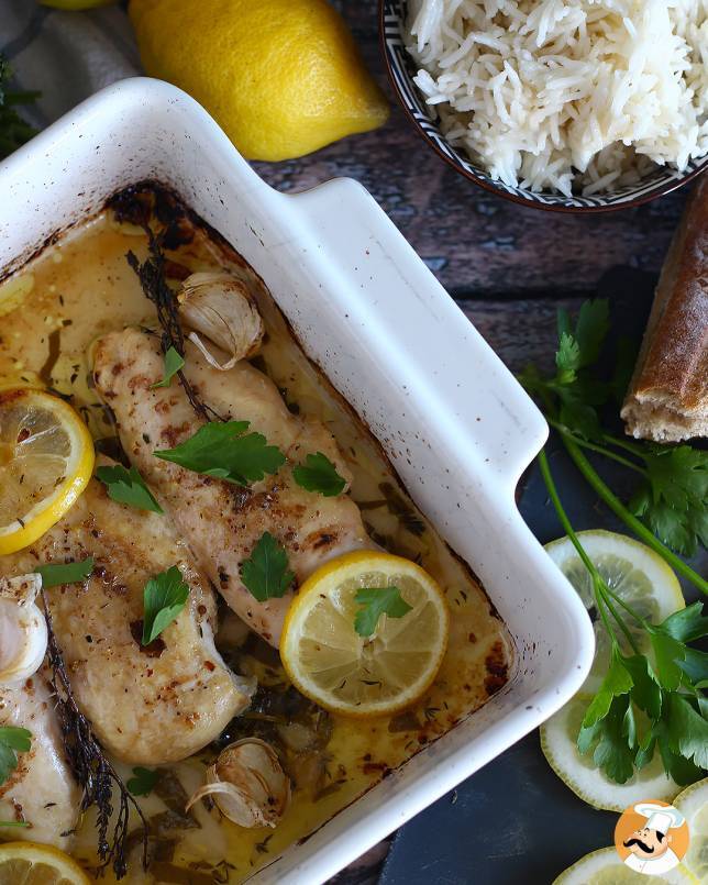 1. Baked lemon chicken