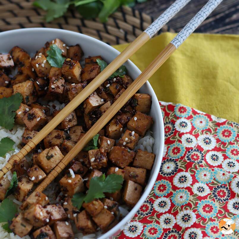 8. Marinated tofu with soy sauce