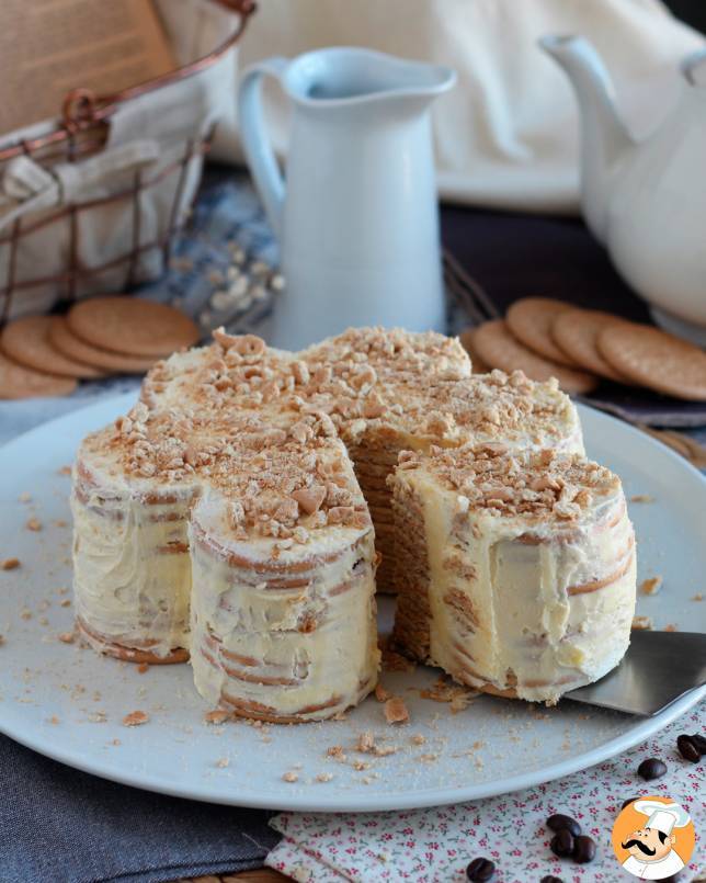 1. Portuguese Cookie Cake - Bolo de bolacha