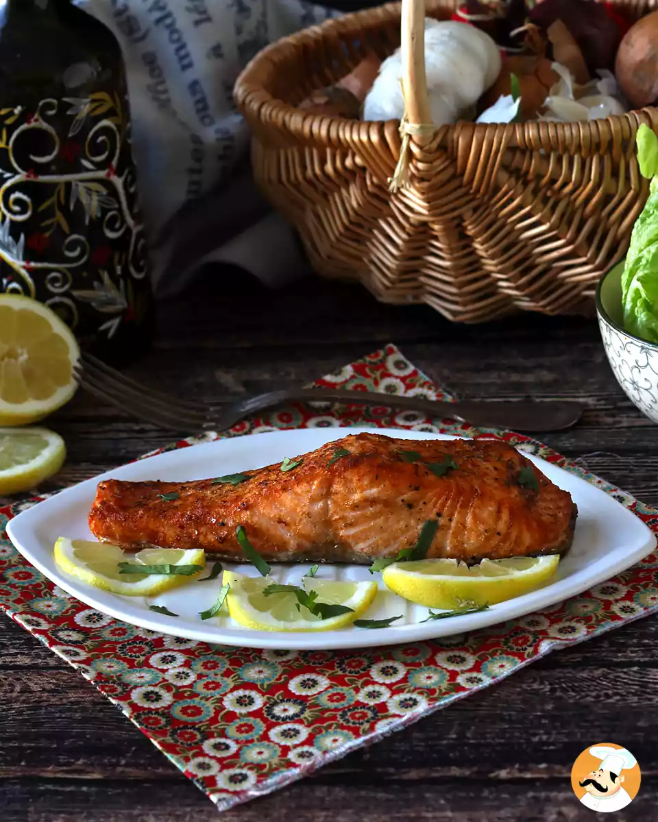2. Salmon in air fryer