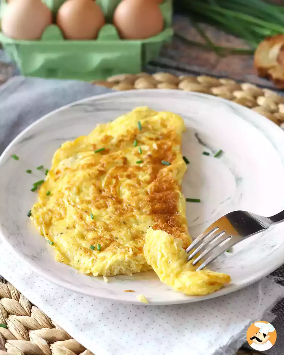 4. Cheese omelet.