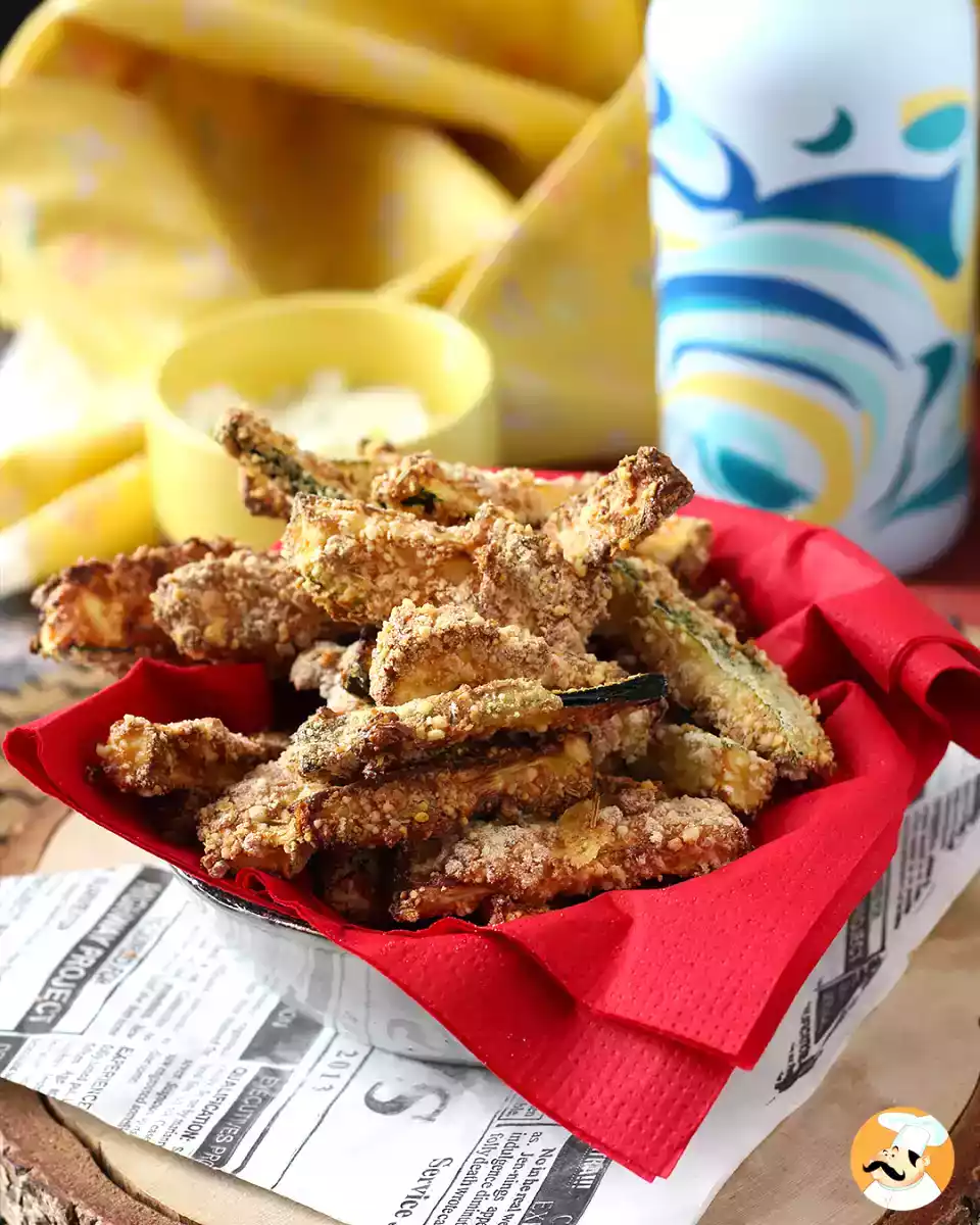 9. Zucchini sticks in air fryer