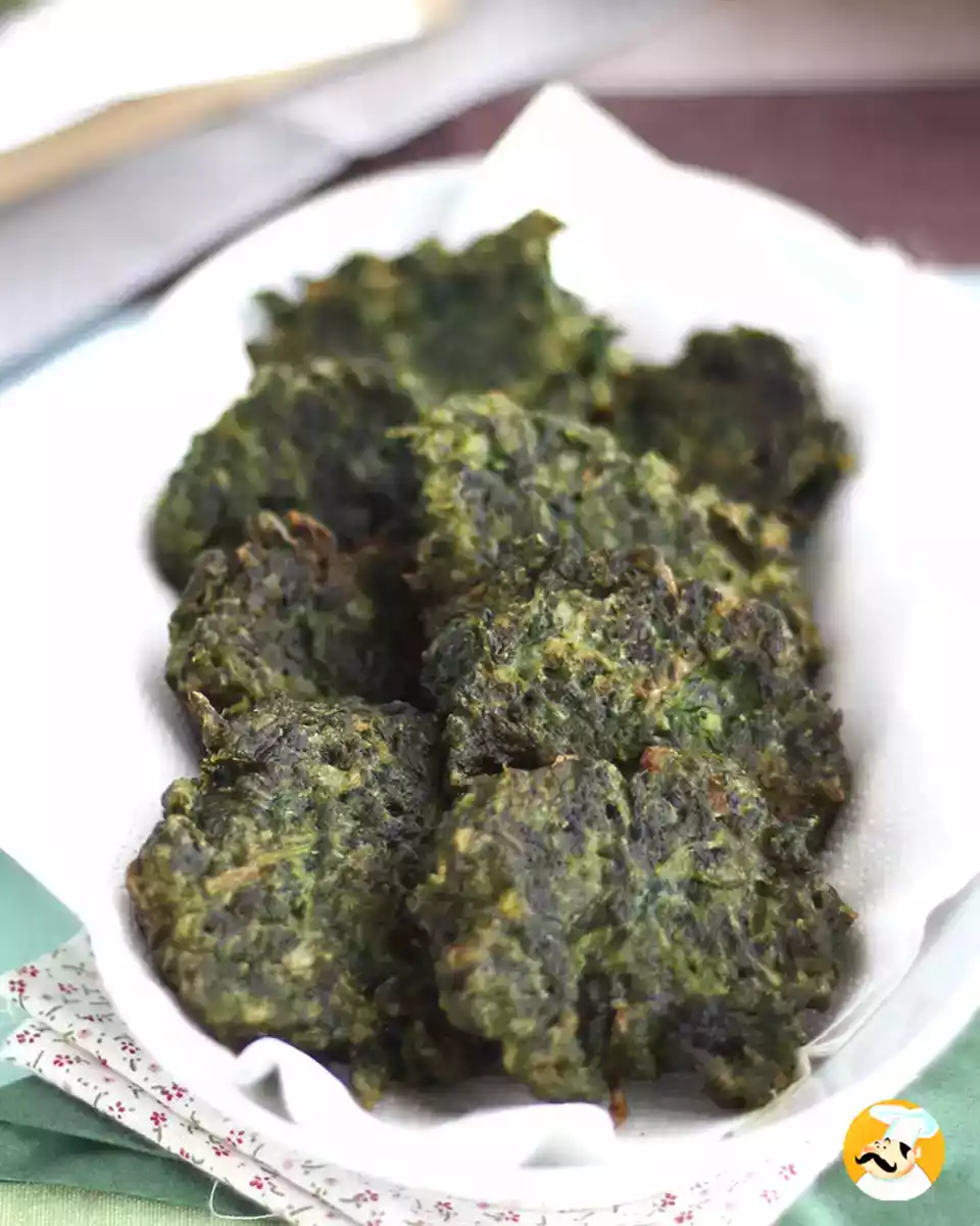 Easy spinach fritters
